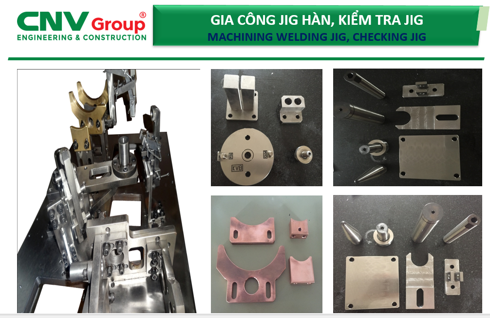 Gia công chế tạo Jig hàn, Jig kiểm tra